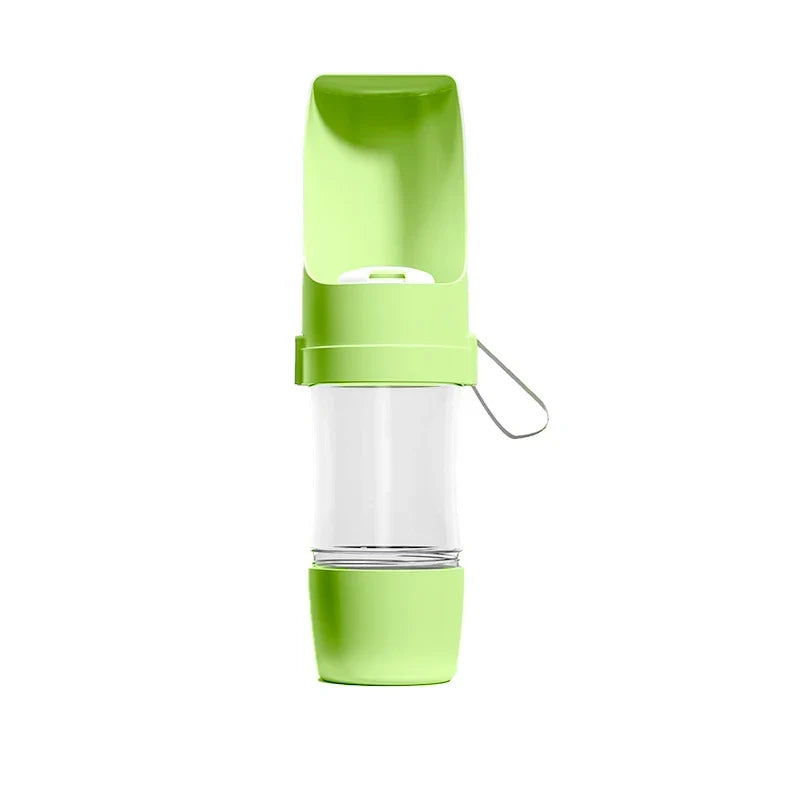 2-in-1 Pet Travel Water Bottle with Food Container-6