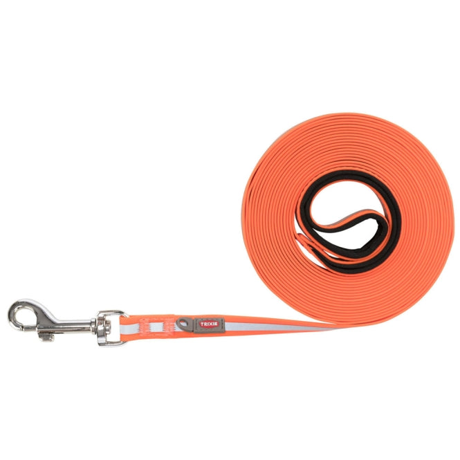 Schleppleine für Hunde – Easy Life orange reflektierend