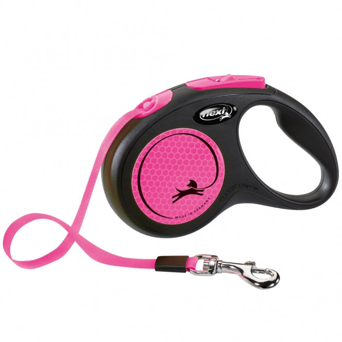 Gurt-Roll-Leine für Hunde – New Classic Neon – Bild 2