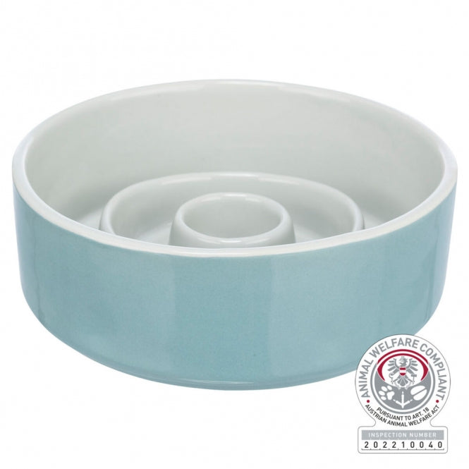 Keramiknapf für Hunde – Slow Feeding