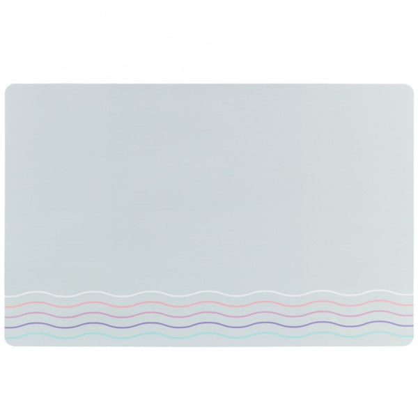 Napfunterlage für Hunde – Wellen, 44 × 28 cm