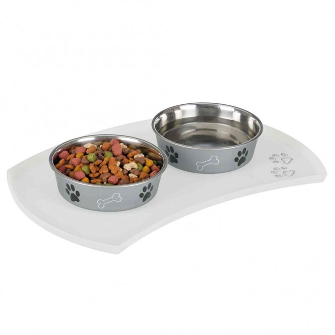 Napfunterlage für Hunde – aus Silikon, transparent – Bild 2