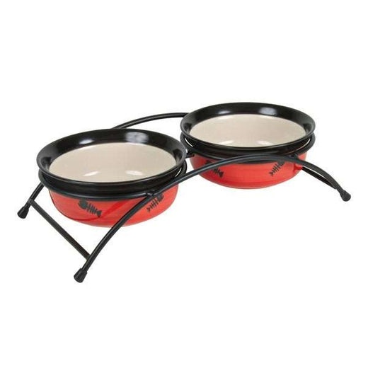 Katzennapf – Eat on Feet Napf-Set Fische