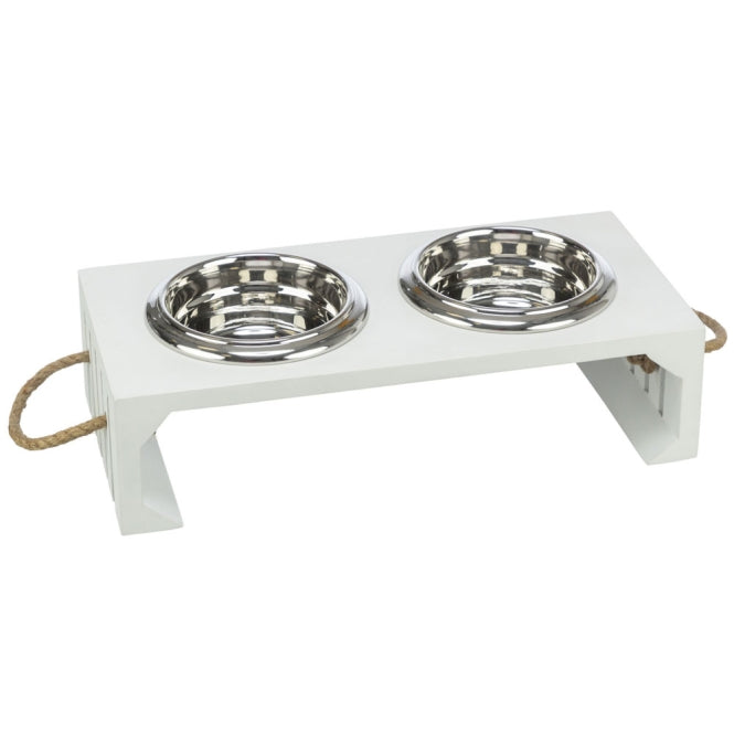 Hundenapf – BE NORDIC Napf-Set, MDF/Edelstahl – Bild 3