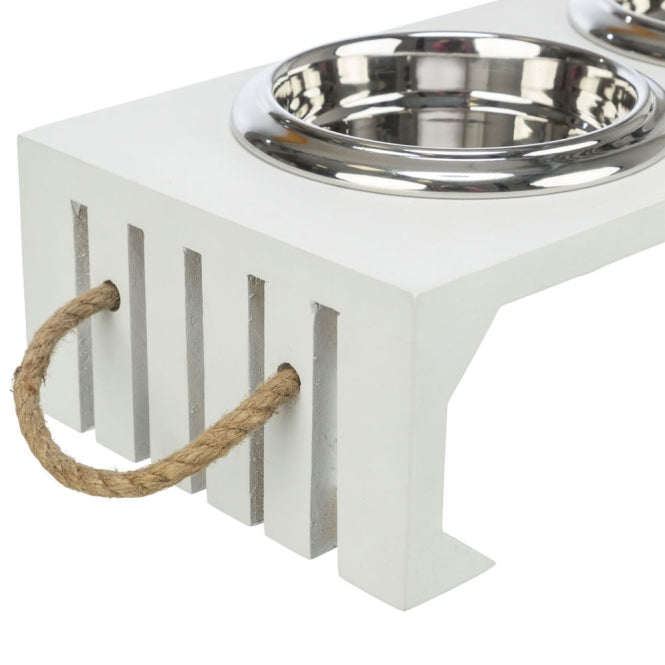 Hundenapf – BE NORDIC Napf-Set, MDF/Edelstahl – Bild 4