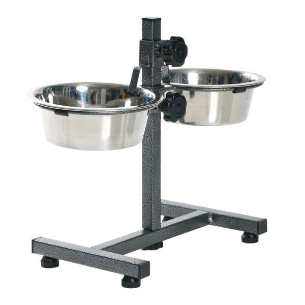 Napfständer für Hunde – Hundebar mit Edelstahlnäpfen – Bild 3