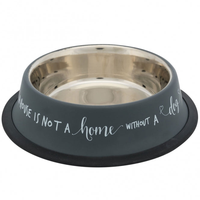 Edelstahlnapf – Home für Hunde