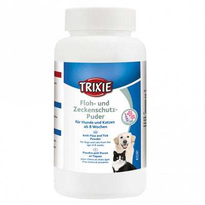 Zeckenschutz für Hunde und Katzen – Floh- und Zeckenschutz-Puder, 150g