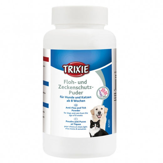 Zeckenschutz für Hunde und Katzen – Floh- und Zeckenschutz-Puder, 150g