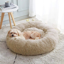 Plush Calming Cat Bed – Soft Warm Sleeping Nest for Cats & Small Dogs