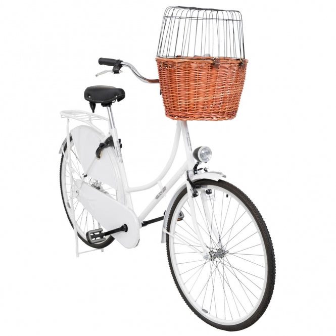 Front-Hundefahrradkorb – aus Weide, natur – Bild 2