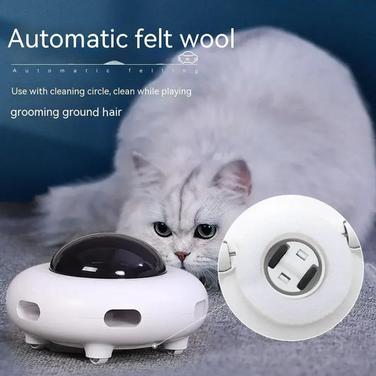 Cat Interactive Toy Smart UFO Cat Teaser – USB Rechargeable