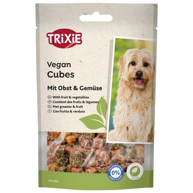 Hundeleckerli Vegan Cubes mit Obst & Gemüse, 100g | Trixie