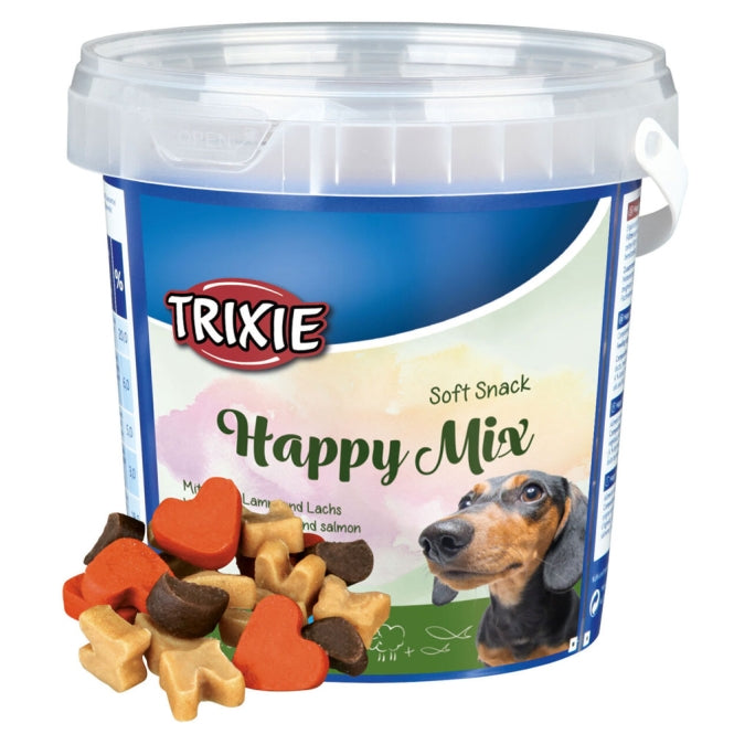 Hundeleckerli – Soft Happy Mix 500g Eimer