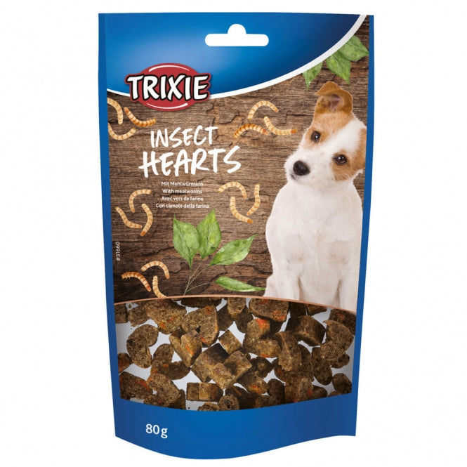 Hundeleckerli – Insect Hearts, 80g – Bild 2