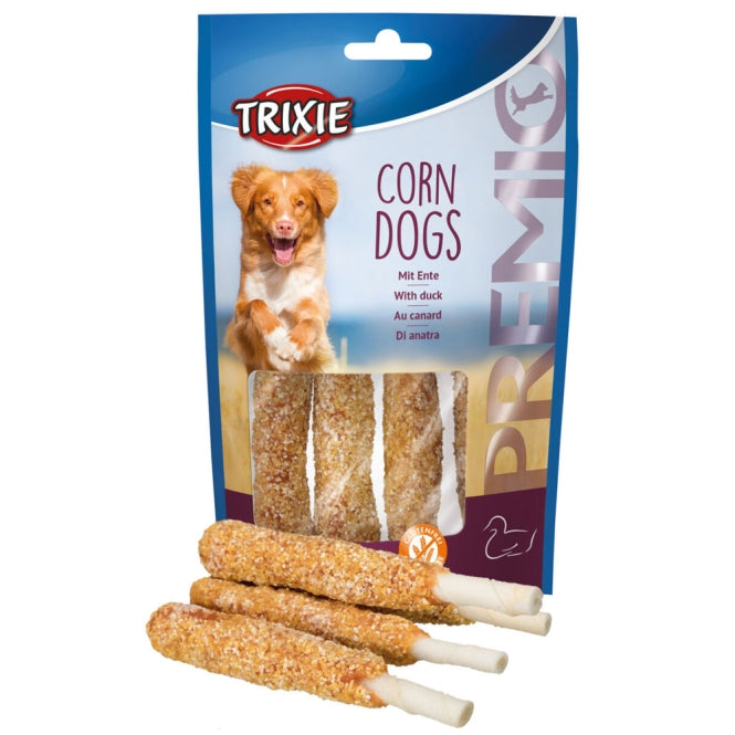 Hundeleckerli PREMIO Corn Dogs, 100 g | Trixie