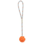 Naturgummiball für Hunde – am Band, schwimmend