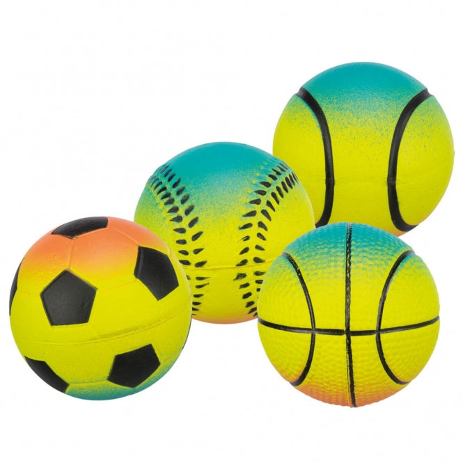 Neonball für Hunde – aus Moosgummi