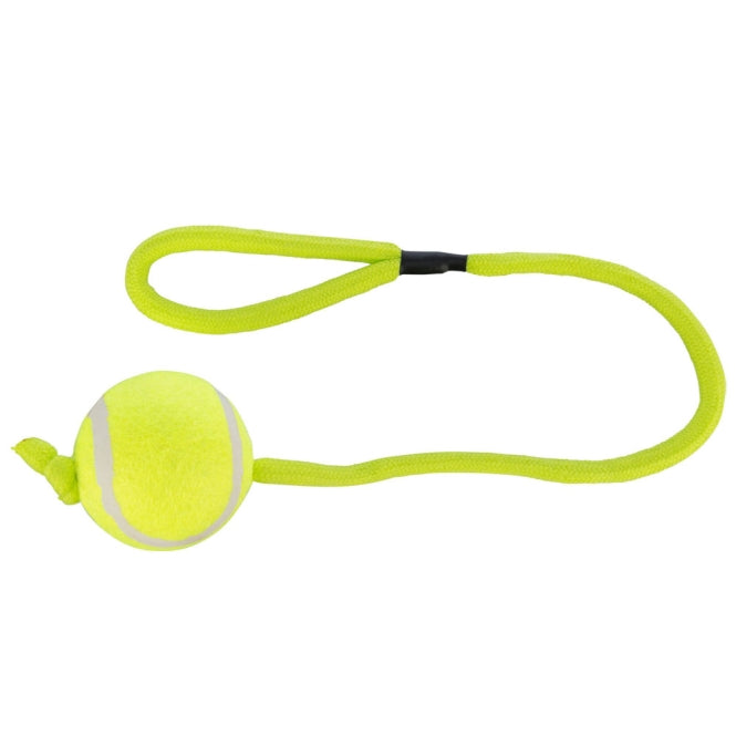 Tennisball für Hunde – am Seil, 6 cm / 50 cm
