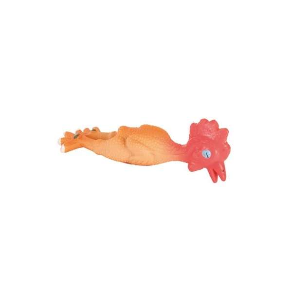 Quietschspielzeug für Hunde – Mini-Huhn aus Latex, 15 cm