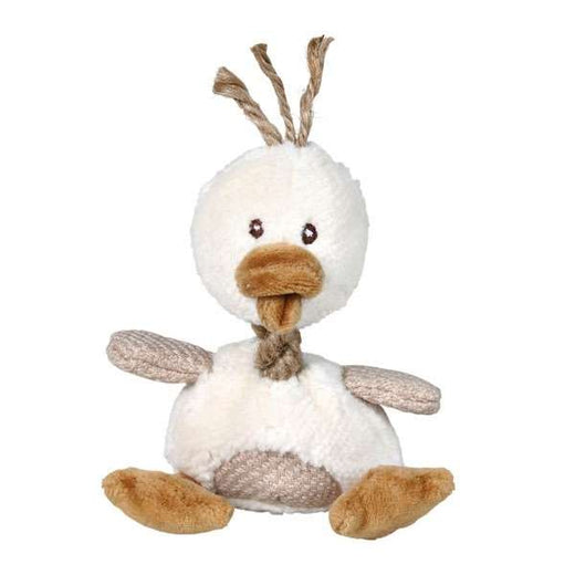 Plüschspielzeug für Hunde – Ente aus Plüsch und Stoff, 15 cm