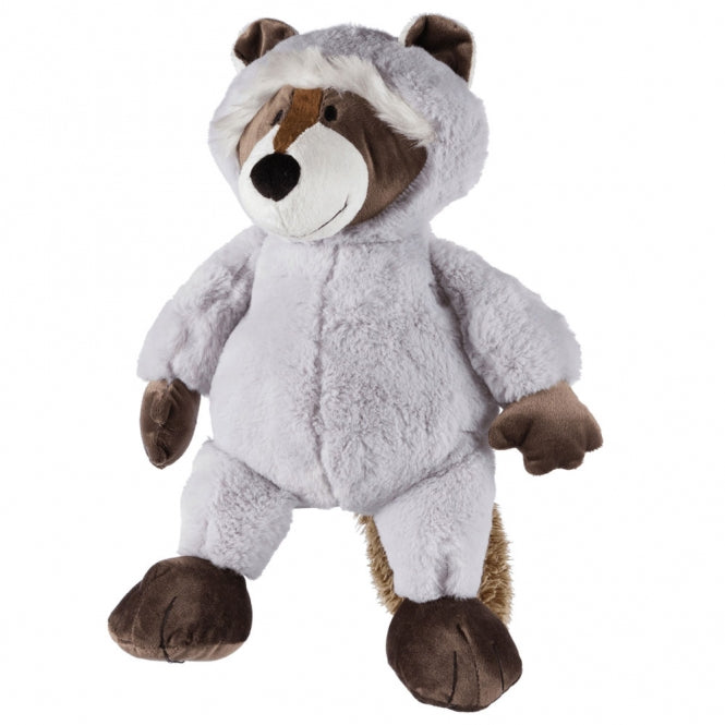 Quietschspielzeug für Hunde – Waschbär mit Tierstimme, 54 cm