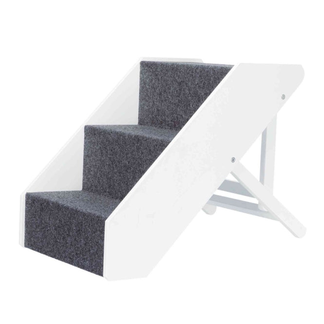 Katzentreppe – aus MDF, weiß – Bild 2