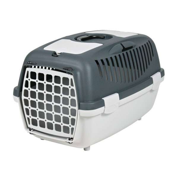 Katzentransportbox – Capri II, hellgrau/dunkelgrau