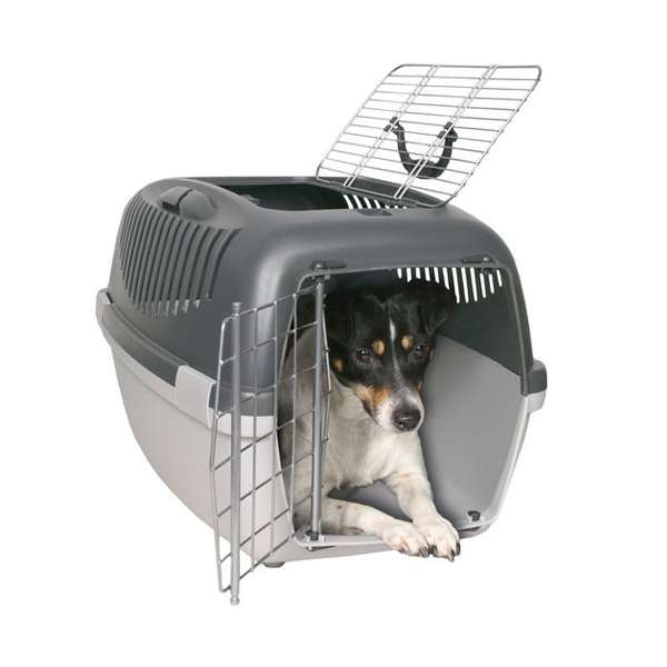 Katzentransportbox – Capri III Open Top, Grau – Bild 2