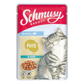 Katzennassfutter Schmusy Ragout Kitten mit Pute in Sauce 100g, 22er Pack | Finnern