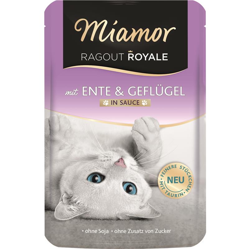 Katzennassfutter Miamor Ragout Royale in Soße 100g, 22er Pack – Finnern Miamor