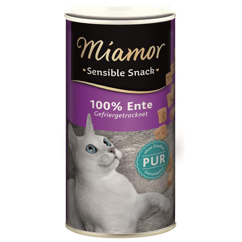 Katzensnacks Sensible Ente Pur 30g, 12er Pack – Miamor