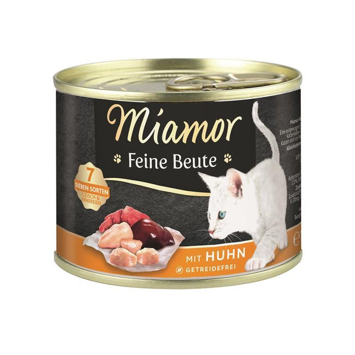 Katzennassfutter Dose Feine Beute Huhn, 12er Pack – Miamor