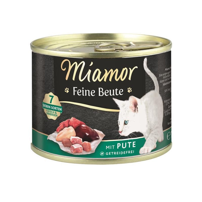 Katzennassfutter Dose Feine Beute Pute, 12er Pack – Miamor