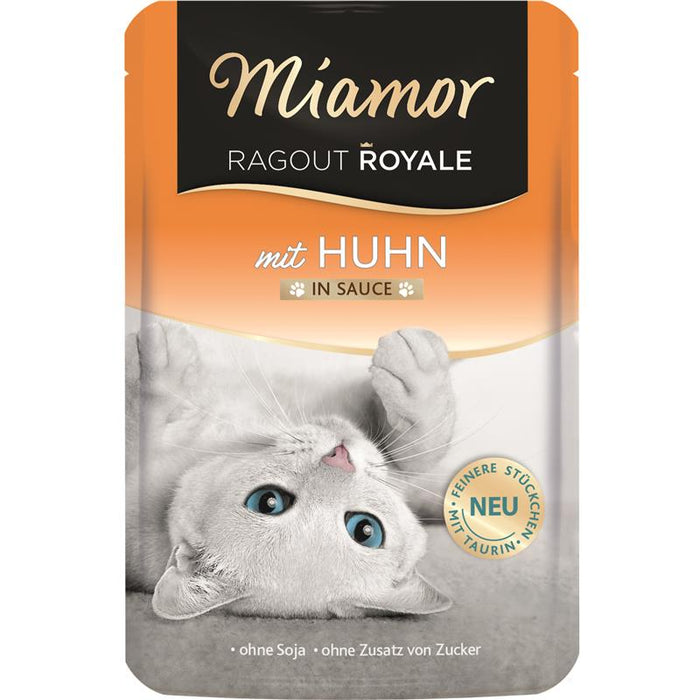 Katzennassfutter PB Ragout Royale Huhn in Sauce 100g, 22er Pack – Miamor