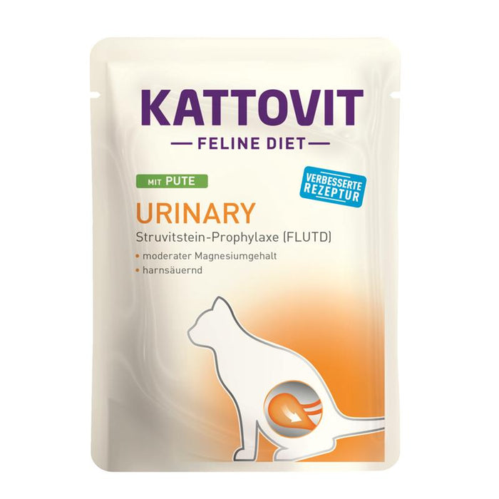 Katzennassfutter PB Feline Diet Urinary mit Pute 85g, 24er Pack – Kattovit