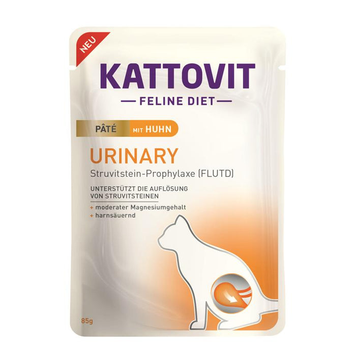 Katzennassfutter PB Feline Urinary Pate mit Huhn 85g, 10er Pack – Kattovit