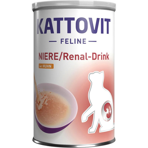 Katzennassfutter Feline Niere/Renal Drink 135ml, 12er Pack – Kattovit