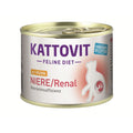 Katzennassfutter Dose Feline Diet Niere/Renal Huhn 185g, 12er Pack | Kattovit