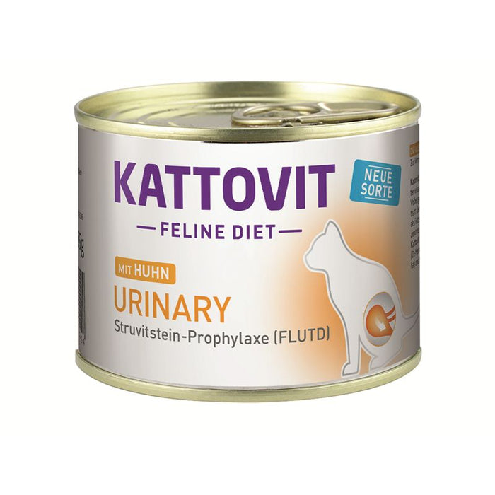 Katzennassfutter Dose Feline Diet Urinary Huhn 185g, 12er Pack – Kattovit