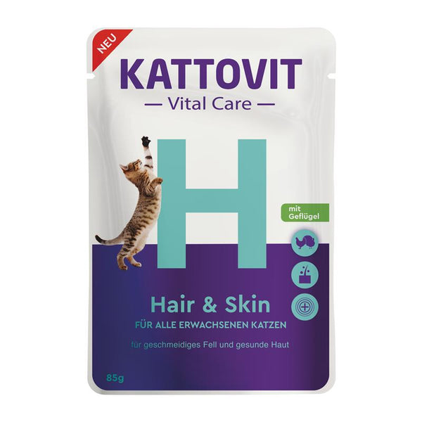 Katzennassfutter PB Vital Care Hair & Skin 85g, 24er Pack – Kattovit
