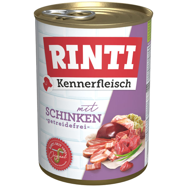Hundenassfutter Rinti Kennerfleisch Schinken – Finnern