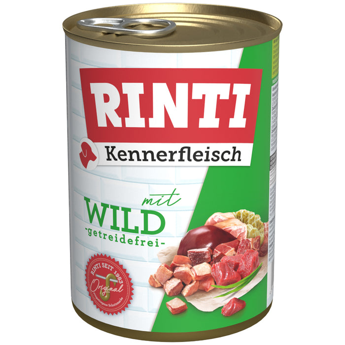 Hundenassfutter Rinti Kennerfleisch Wild – Finnern