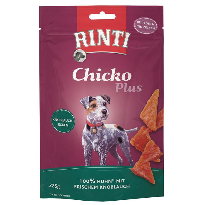 Hundeleckerli Chicko Plus Knoblauchecken 225 g – Rinti
