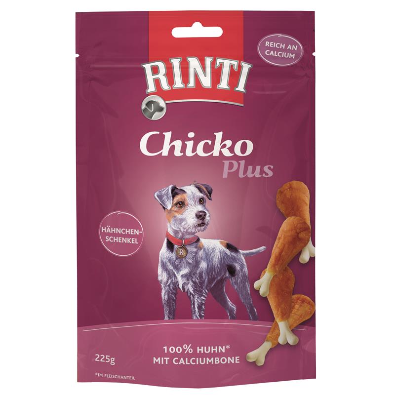 Kauknochen für Hunde Chicko Plus Hähnchenschenkel mit Calciumbone 225 g – Rinti
