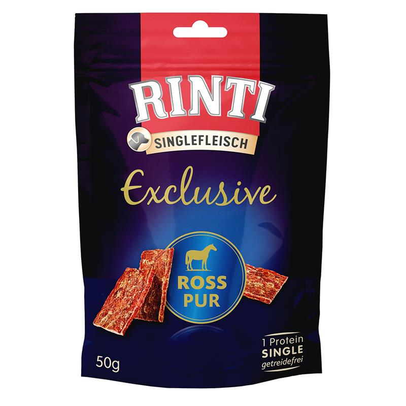Hundeleckerli Exclusive Ross 50g – Rinti