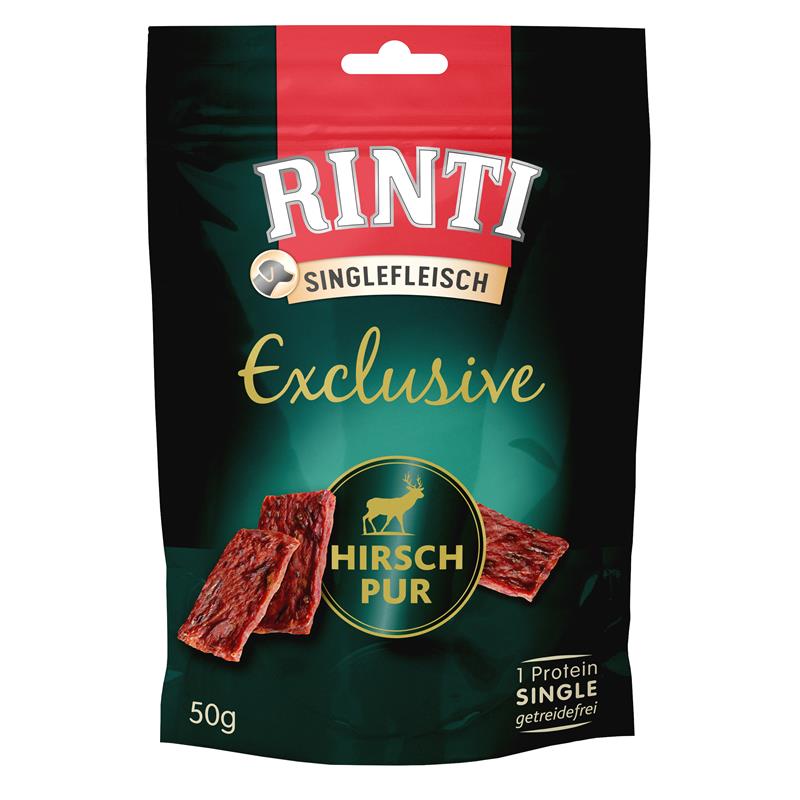 Hundeleckerli Exclusive Hirsch 50g – Rinti