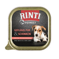 Hundenassfutter Schale Feinest Geflügel & Schinken 150g, 11er Pack | Rinti