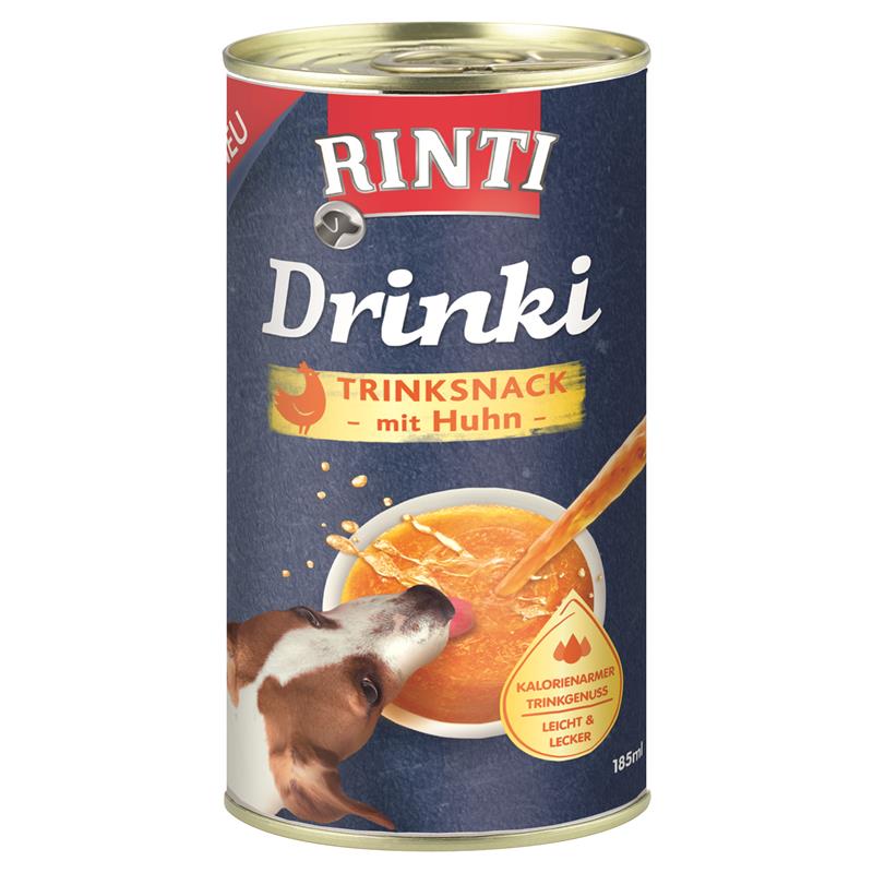 Hundenassfutter Drinki Huhn 185ml – Rinti