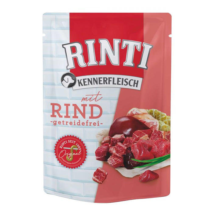 Hundenassfutter PB Kennerfleisch Rind 400g, 10er Pack – Rinti